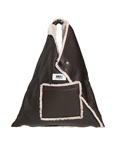 MM6 MAISON MARGIELA Handbag Dark brown Soft Leather