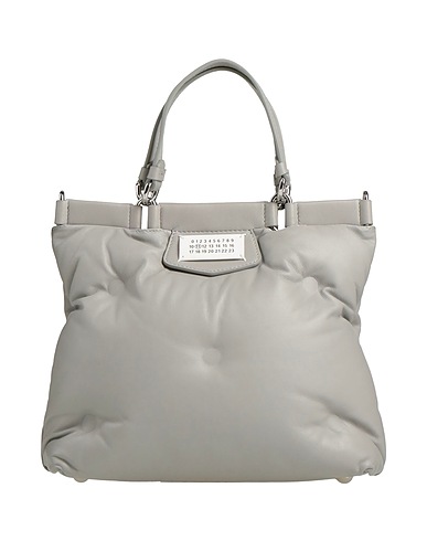 MAISON MARGIELA Handbag Grey 100% Ovine leather, Zinc, Brass