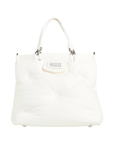 MAISON MARGIELA Handbag BIANCO 100% Ovine leather, Zinc, Brass