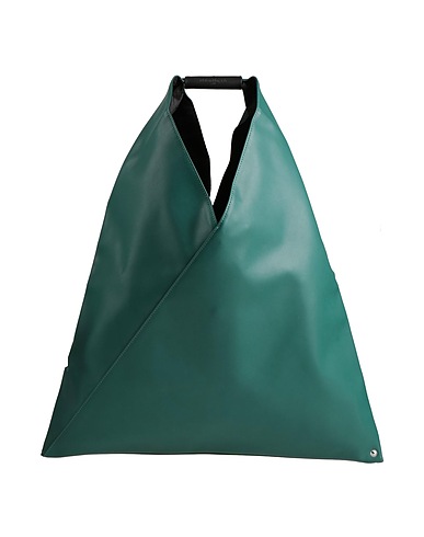 MM6 MAISON MARGIELA Handbag Dark green 100% Textile fibers