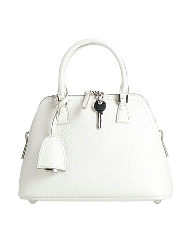 MAISON MARGIELA Handtasche Weiß Leder