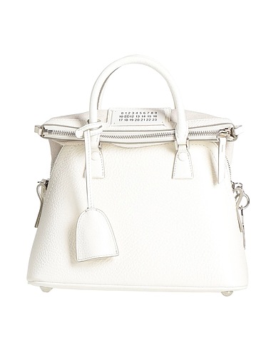 MAISON MARGIELA Sac à main OFF WHITE Cuir