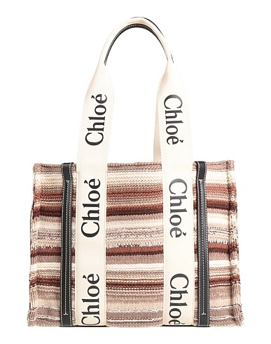 CHLOÉ Sac à main 96% Cachemire, 4% Autres fibres, Cuir de veau
