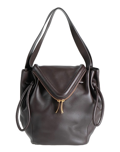 BOTTEGA VENETA 핸드백 다크 브라운 가죽