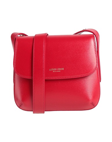 GIORGIO ARMANI Across-body bag Red 100% Bovine leather