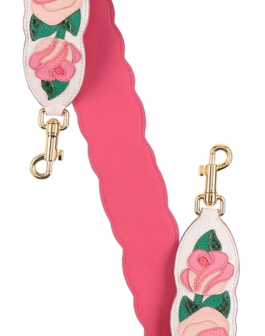 DOLCE&GABBANA Bag accessories & charms Light pink 95% Calfskin, 5% Ayers