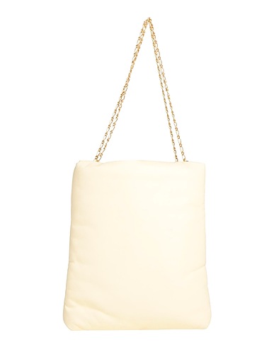 NANUSHKA Handbag Cream 65% Polyester, 35% Polyurethane, Brass