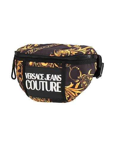 VERSACE JEANS COUTURE Belt Bags Black 80% Polyamide, 20% Polyurethane, Polyurethane resin