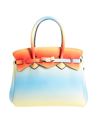 SAVE MY BAG Handbag Orange 50% PEEK (Polyether - Ether - Ketone), 40% Polyester, 10% Elastane