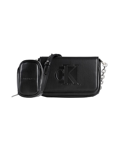 CALVIN KLEIN JEANS Across-body bag Black 100% Polyurethane