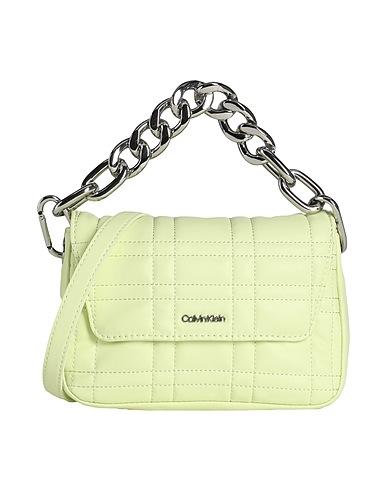 CALVIN KLEIN Across-body bag Light green 51% Recycled polyester, 49% Polyurethane