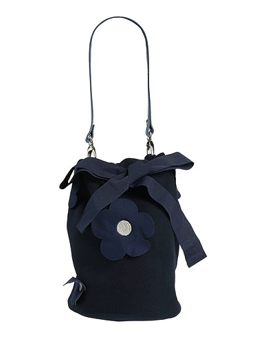ROSÉ A POIS Sac porté épaule Bleu nuit 45% Acrylique, 30% Polyester, 20% Laine, 5% Autres fibres