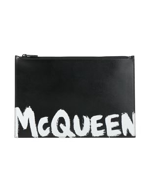 ALEXANDER MCQUEEN ハンドバッグ ブラック レディース