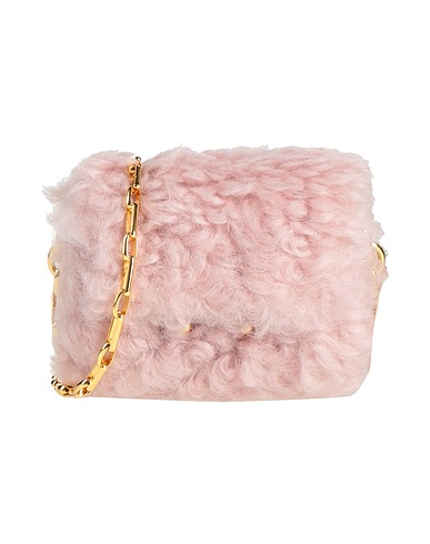 MARNI Borsa a tracolla Lilla 100% Pelliccia di agnello, Pelle di bovino, Ottone, Acciaio