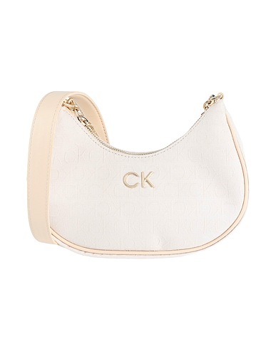 CALVIN KLEIN Umhängetasche Beige 90% Recyceltes Polyester, 10% Polyurethan
