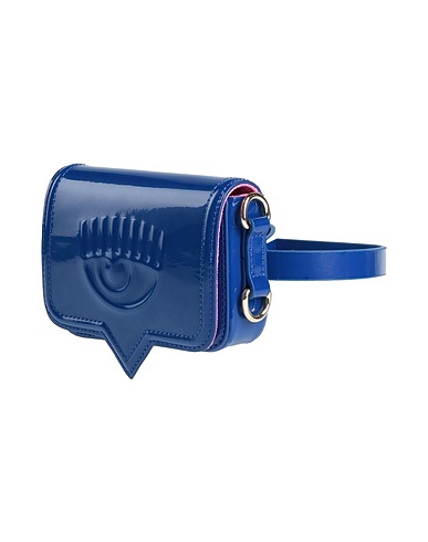 CHIARA FERRAGNI Marsupi Blu 100% Poliuretano, Spalmato poliuretano