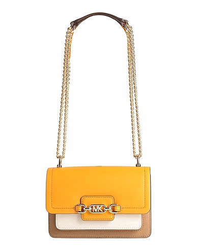 MICHAEL MICHAEL KORS Schultertasche GIALLO OCRA 100% Rindsleder