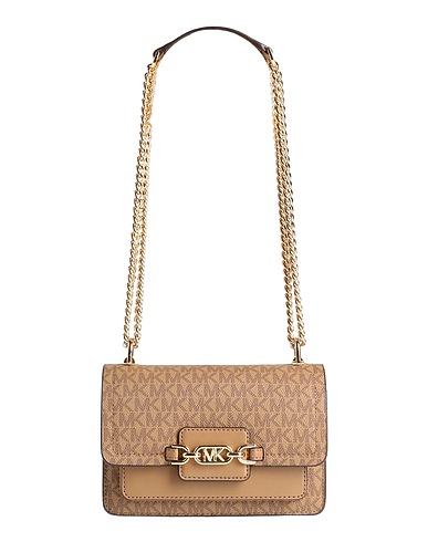 MICHAEL MICHAEL KORS Shoulder bag Camel 69% PVC - Polyvinyl chloride, 17% Polyester, 13% Cotton, 1% Polyurethane