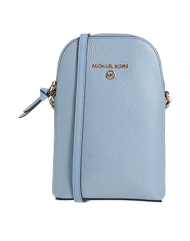MICHAEL MICHAEL KORS Across-body bag Sky blue 100% Bovine leather