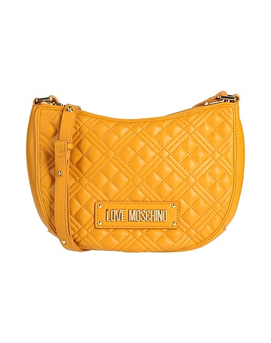 LOVE MOSCHINO Cross-body bags Marigold 100% Polyurethane