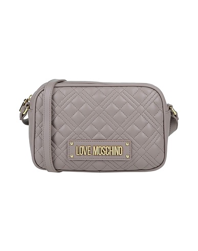 LOVE MOSCHINO Across-body bag Taupe 100% Polyurethane