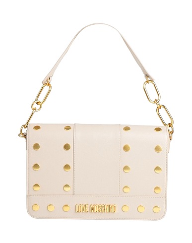 LOVE MOSCHINO Handbag Ivory 100% Polyurethane