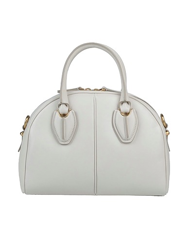 TOD'S Handbag Ivory Soft Leather