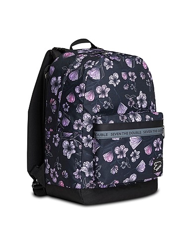 SEVEN Backpack & fanny pack Black 100% Polyester