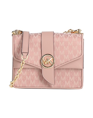MICHAEL MICHAEL KORS Umhängetasche Hellbraun 51% Baumwolle, 49% Polyester