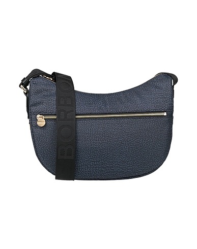 BORBONESE Across-body bag Lead 100% Polyester, Leather