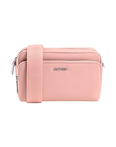 CALVIN KLEIN Umhängetasche Hellrosa 51% Polyester, 49% Polyurethan