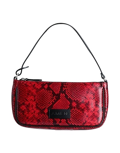 AMEN Handbag Red Soft Leather