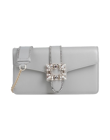 ROGER VIVIER Cross-body bags Light grey Calfskin