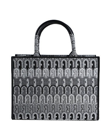 FURLA Borsa a mano FURLA OPPORTUNITY S TOTE
 Grigio chiaro 38% Poliestere, 36% Cotone, 13% Pelle di vitello, 10% Pelle, 3% Altre Fibre