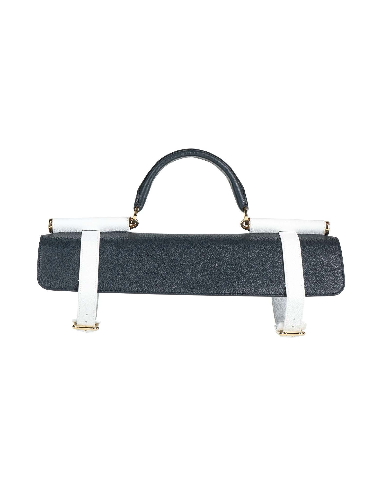 DOLCE&GABBANA Bag accessories & charms Midnight blue 70% Calfskin, 30% Cotton zoomed