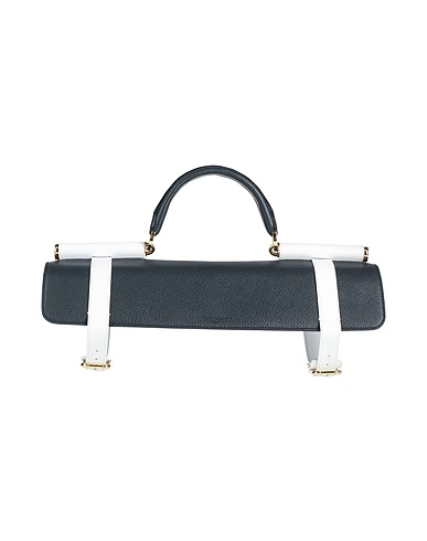 DOLCE&GABBANA Bag accessories & charms Midnight blue 70% Calfskin, 30% Cotton