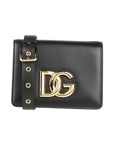 DOLCE&GABBANA Bolso con bandolera Negro Cuero