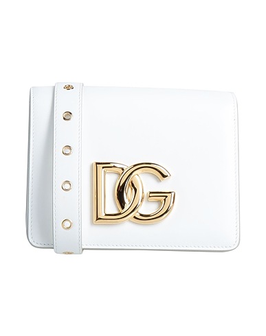 DOLCE&GABBANA Cross-body bags White Leather