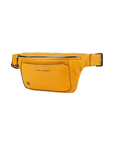 PIQUADRO Belt Bags Mustard Bovine leather