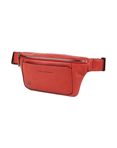 PIQUADRO Belt Bags Brick red Bovine leather