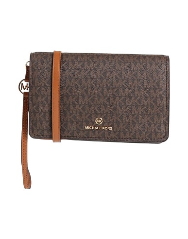 MICHAEL MICHAEL KORS Bolso con bandolera Café 69% PVC - Polivinilcloruro, 17% Poliéster, 13% Algodón, 1% Poliuretano