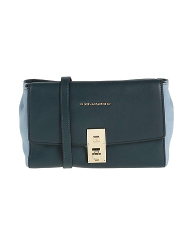 PIQUADRO Across-body bag Midnight blue Soft Leather