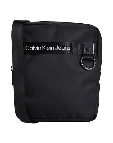 CALVIN KLEIN JEANS Borsa a tracolla Nero 100% Poliestere riciclato