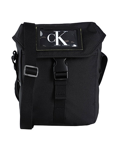 CALVIN KLEIN JEANS Across-body bag Black 100% Recycled polyester