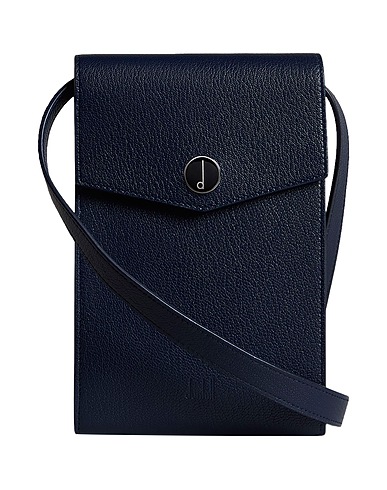 DUNHILL Across-body bag Midnight blue Soft Leather