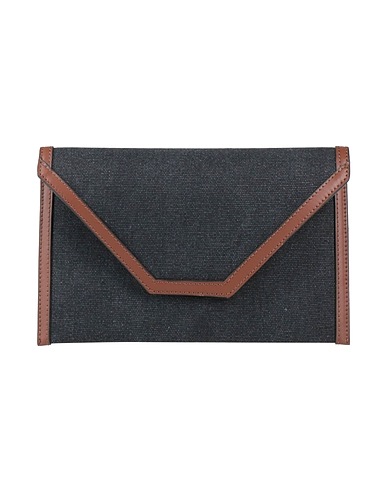 MY CHOICE Borsa a mano Antracite Pelle di cervo, Fibre tessili