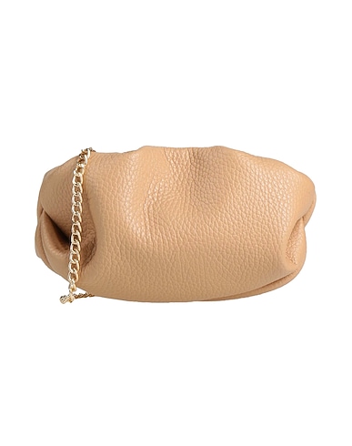 MY CHOICE Borsa a tracolla Beige 100% Pelle di vitello