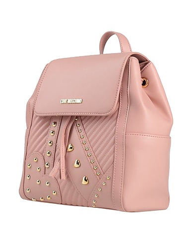 LOVE MOSCHINO Zaini Rosa antico Poliuretano