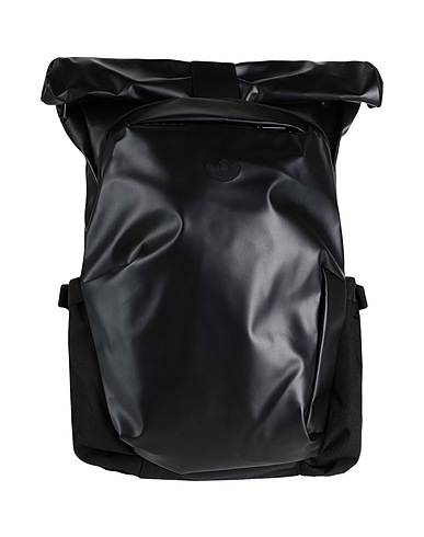 ADIDAS ORIGINALS Backpacks RIFTA ROLLTOP Black 100% Thermoplastic polyurethane, Recycled polyester