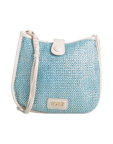 TOY G. Across-body bag Turquoise 80% Polypropylene, 20% PVC - Polyvinyl chloride